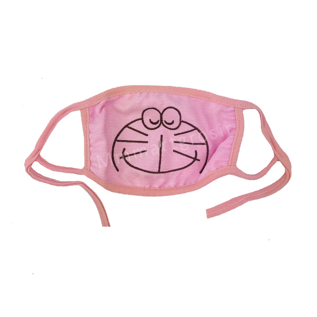 Maker Kain / Masker Kain Karakter / Masker Motif Doraemon