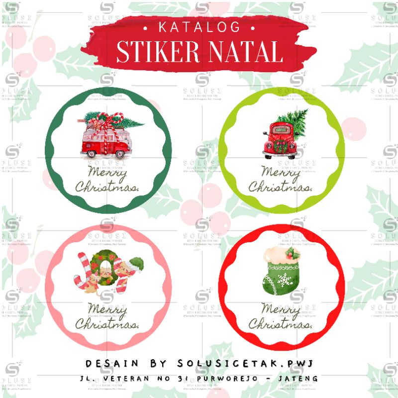 

Stiker Natal Lucu