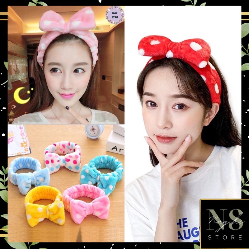 ✨NAGIHI✨ Bandana Bando Rambut Motif Pita / Headband Wanita / Bando Korea Fashion Wanita Import