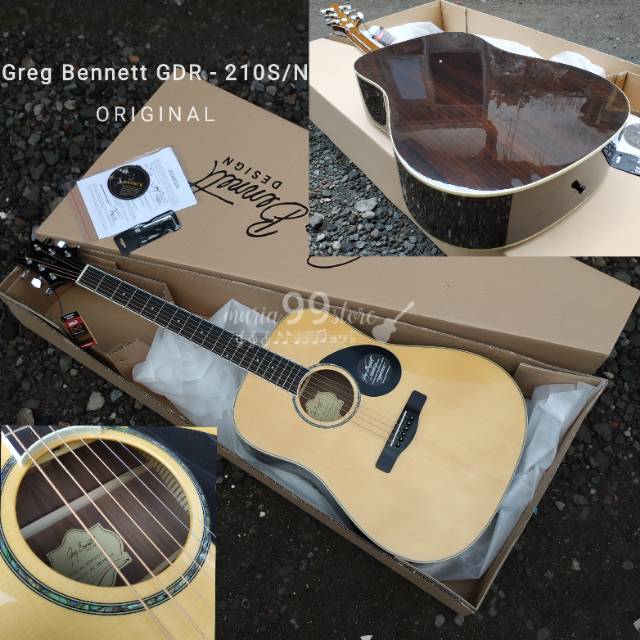 Gitar Akustik Original Greg Bennett GDR 210S/N