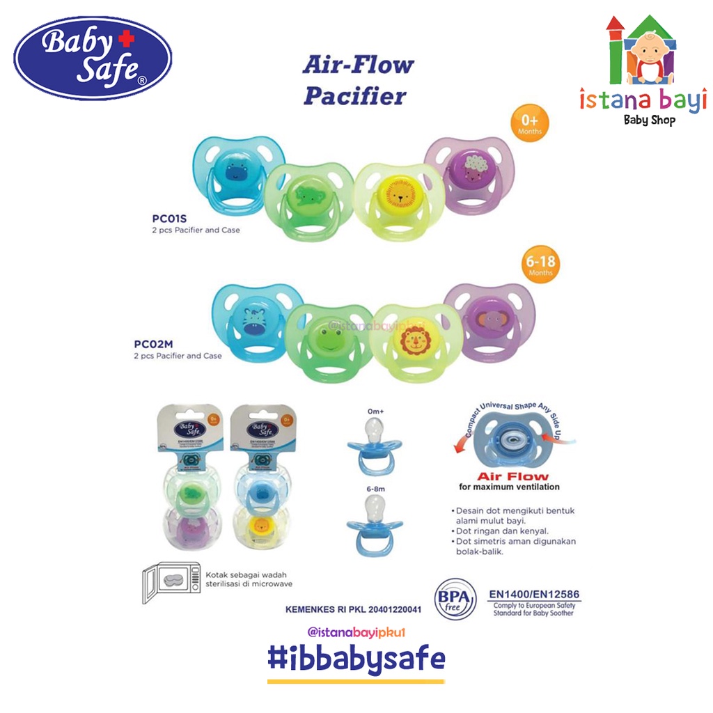 Baby Safe Pacifier PC02M / Kompeng Bayi