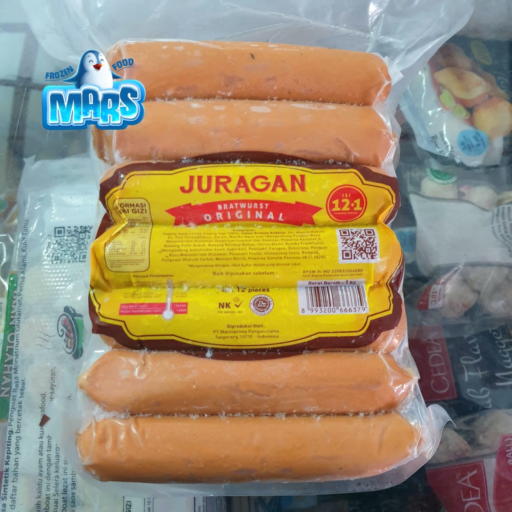 JURAGAN SOSIS SAPI JUMBO 1KG