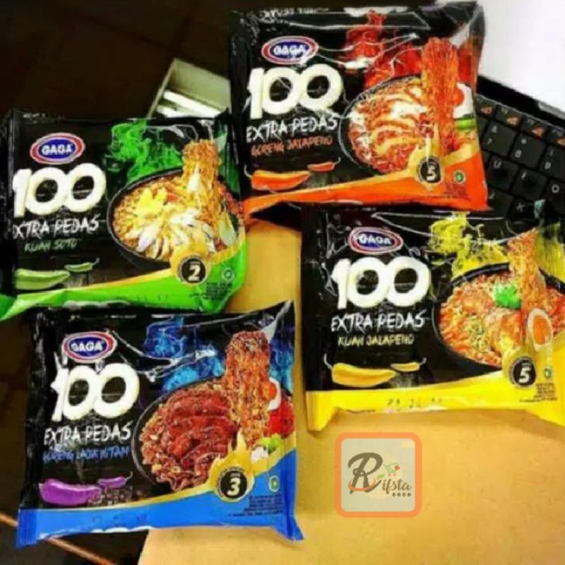 Jual Mie gaga 100 extra pedas jalapeno All variant Indonesia|Shopee