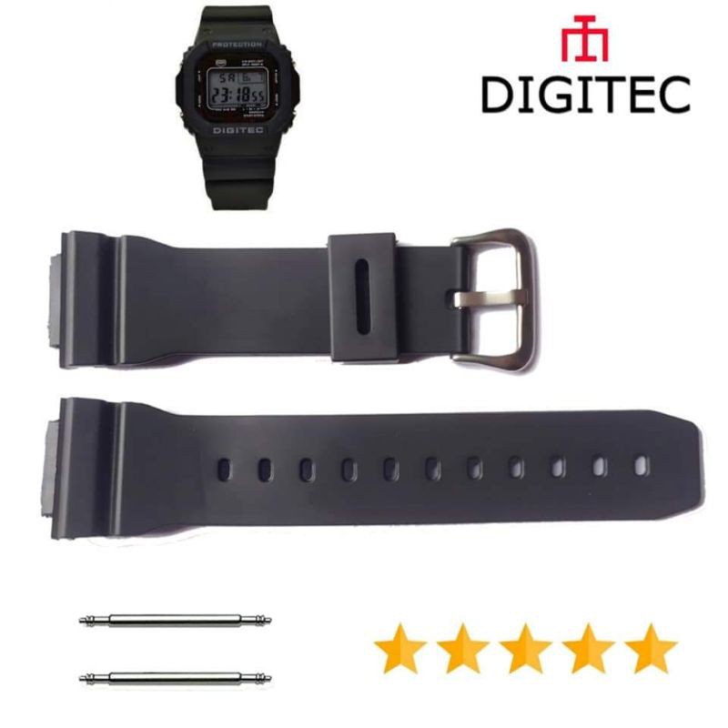TALI JAM TANGAN DIGITEC 5024 DG5024T DG-5024T TALIJAM RUBBER STRAP