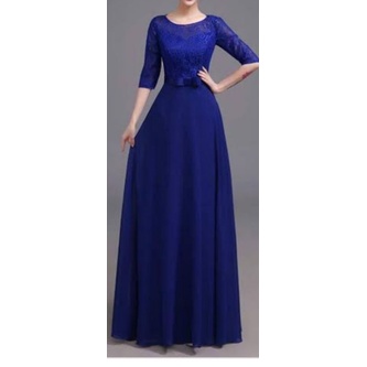 dress scuba Kombi brokat