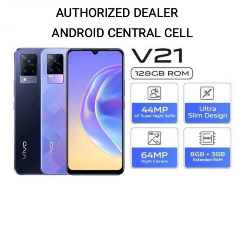 HP VIVO V21, RAM 8/128GB, DEALER RESMI