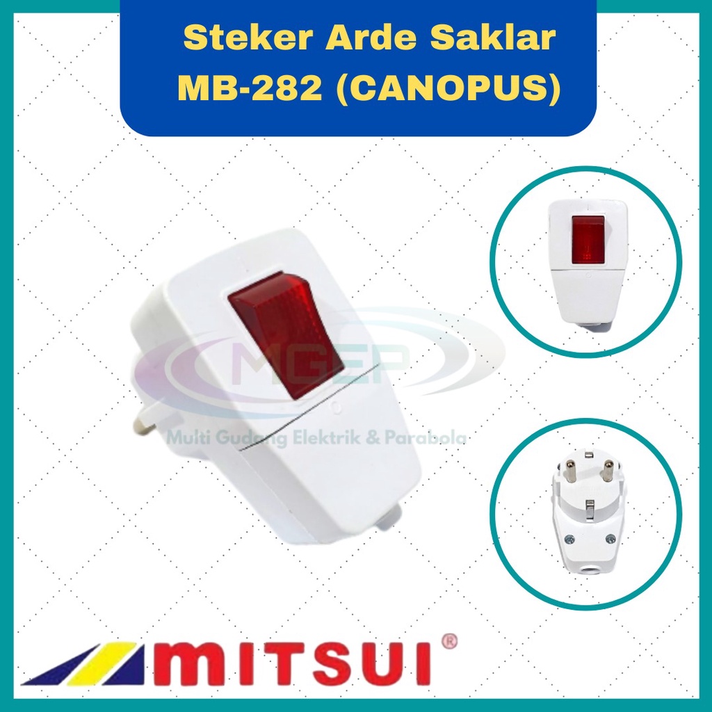 Steker Arde Saklar Mitsui Canopus Super Murah By Hannochs