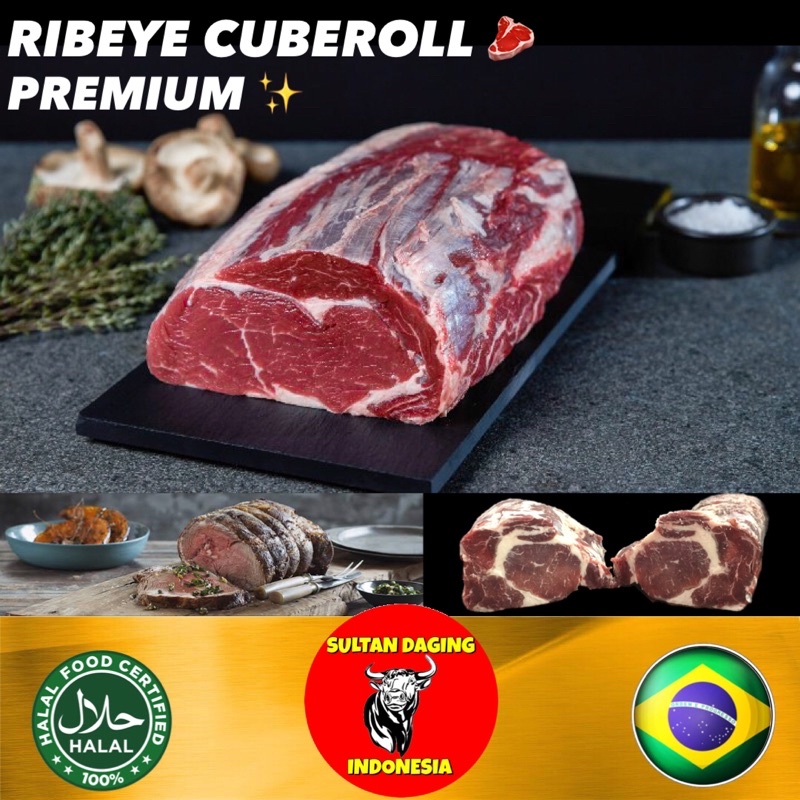 

RIBEYE CUBEROLL STEAK 1 KG IMPORT DARI BRAZIL/RIBEYE STEAK 1KG/RIB EYE/ RIBEYE CUBEROLL 1KG/ RIBEYE CUBEROLL BEEF/ RIB EYE 1KG/ STEAK RIB EYE 1 KG