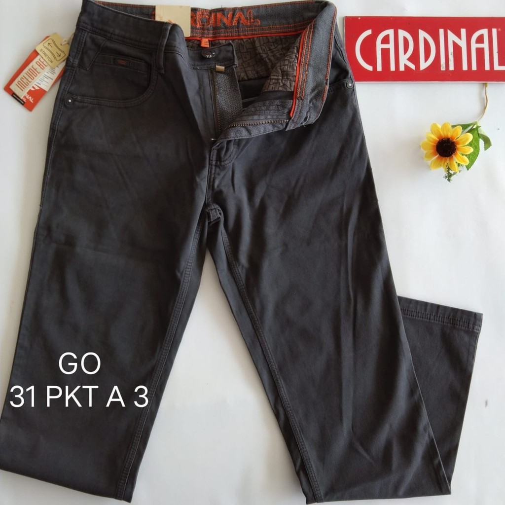 BB 31-PKT CARDINAL CASUAL CELANA POCKETS PANJANG Pria Fashion Laki Brand Kekinian Celana Chino