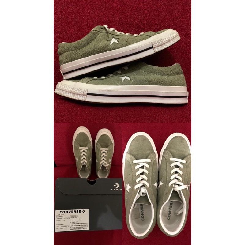 Converse one star field surplus