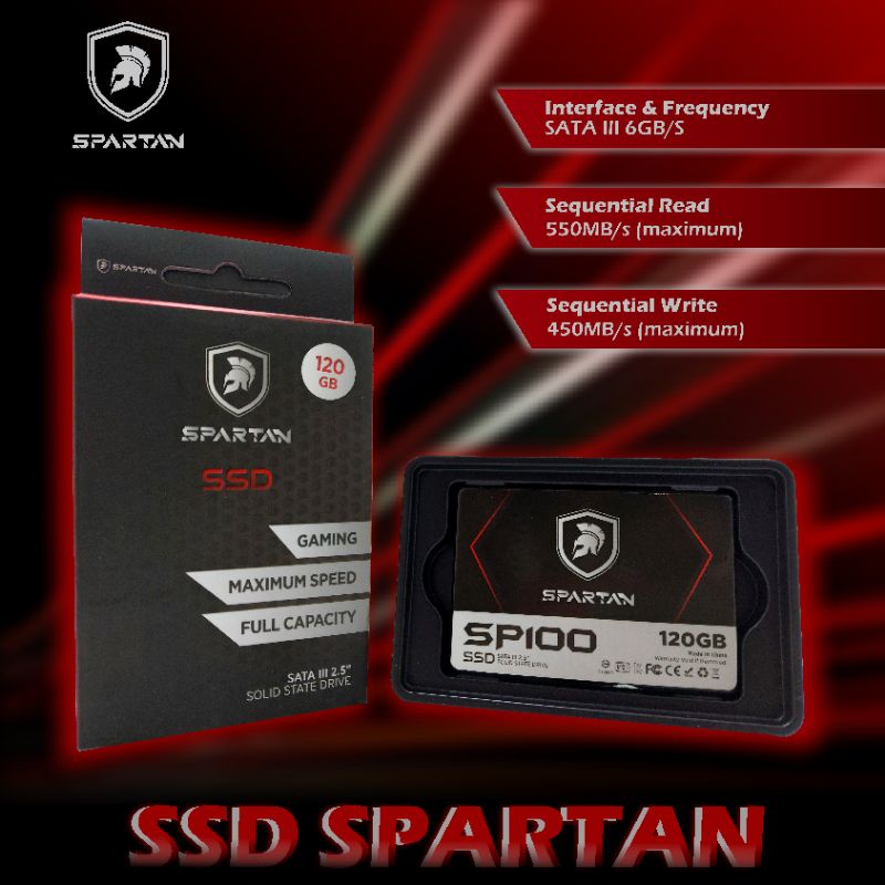 SSD 120 GB SPARTAN New Garansi 3 Tahun SATA III