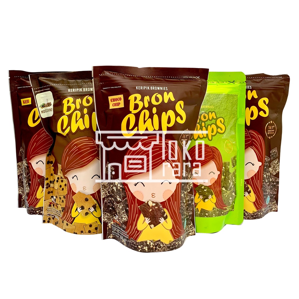 Bron Chips Bronchips keripik kripik Brownis kering