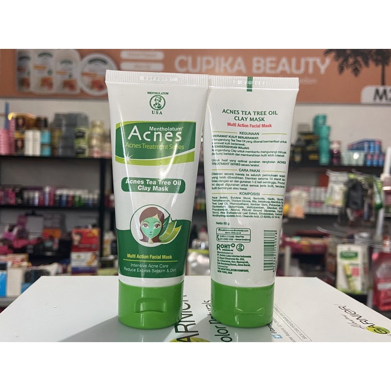 [pa] acnes clay mask // masker clay acnes tree tea oil clay
