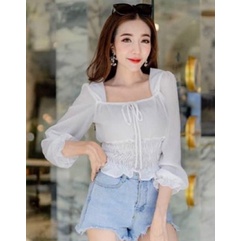 RD FASHION RUFFLE TOP ATASAN WANITA