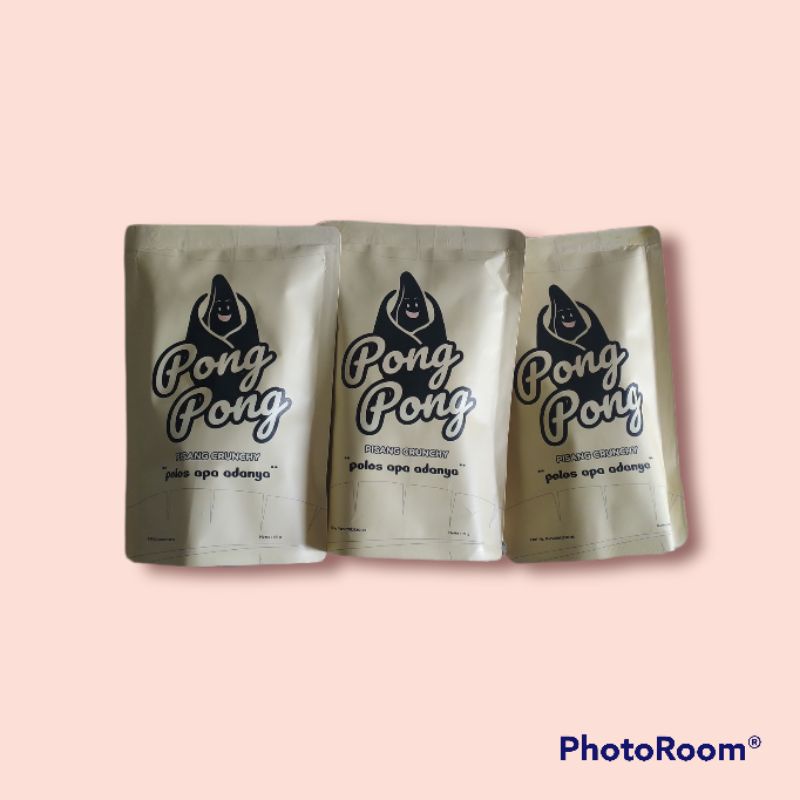 

PONGPONG PISANG POLOS PAKET MANTAP (isi 3pcs @175gram)