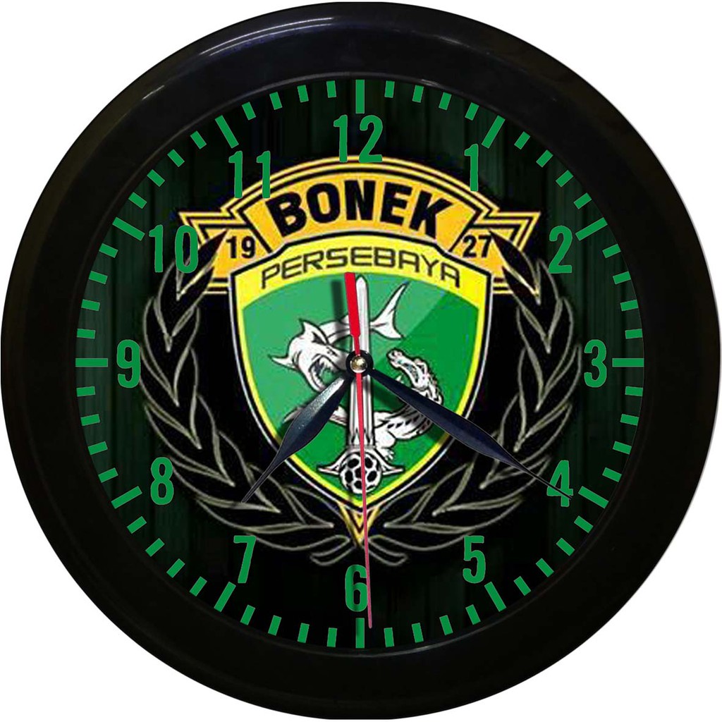 JAM DINDING PERSEBAYA 2   (DIAMETER 30CM)