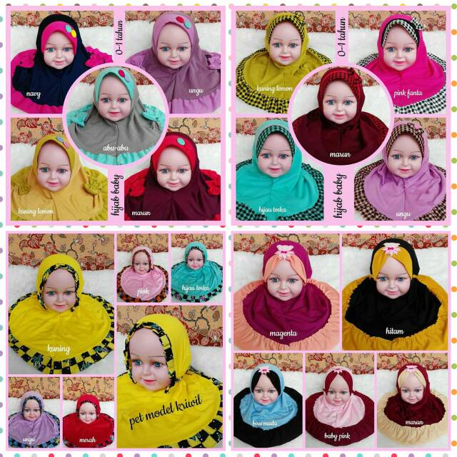 HIJAB BABY 10 RIBUAN MIN.5 PCS