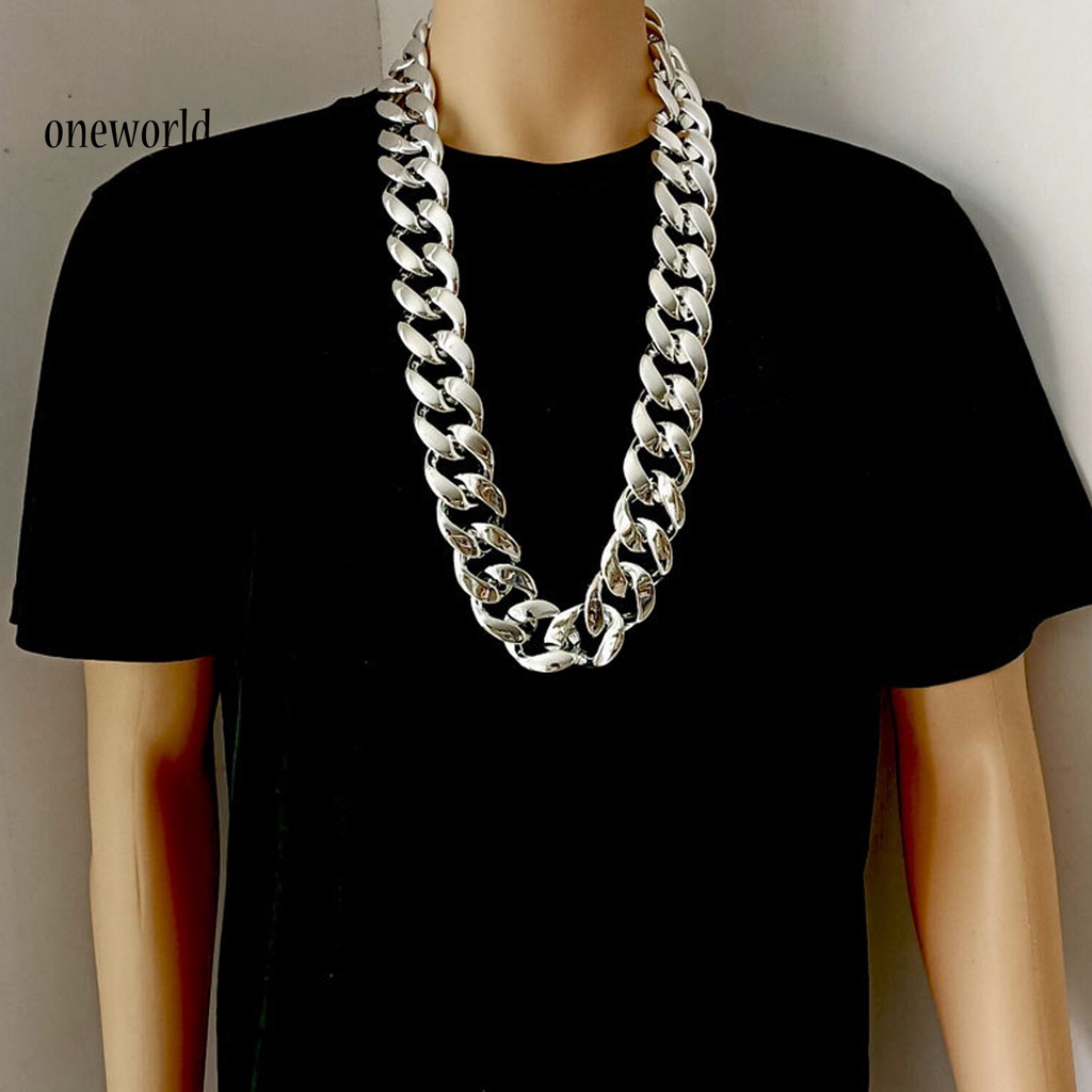 Kalung Rantai Besar Bahan Resin Gaya Hip Hop Untuk Pria