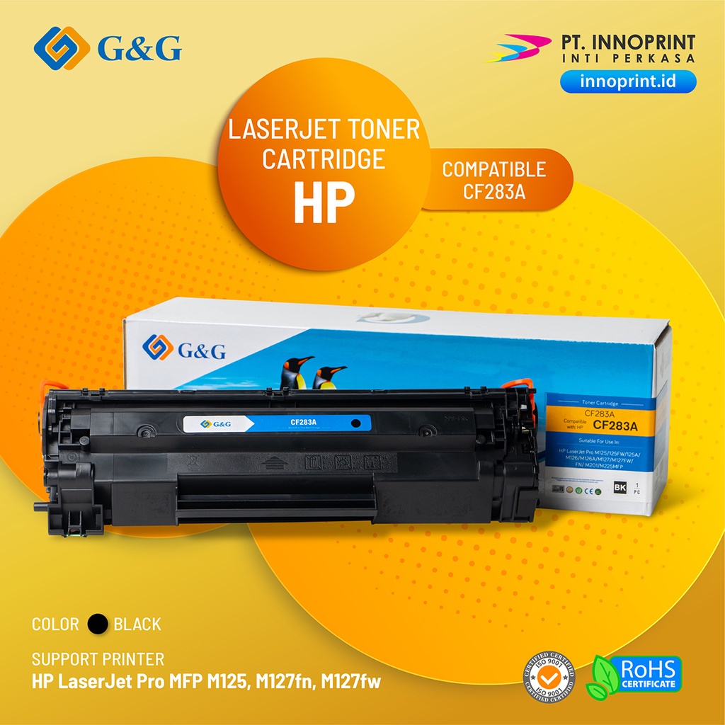 COMPATIBLE HP CF283A FOR HP LaserJet Pro MFP M125/M127fn/M127fw