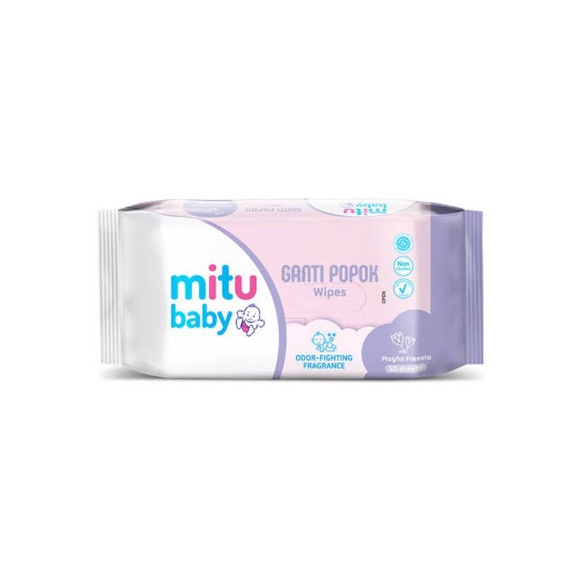 Mitu Baby Ganti Popok 50s Buy 1 Get 1 - Mitu Tissue Basah Bayi - Tisu Basah Ganti Popok Bayi