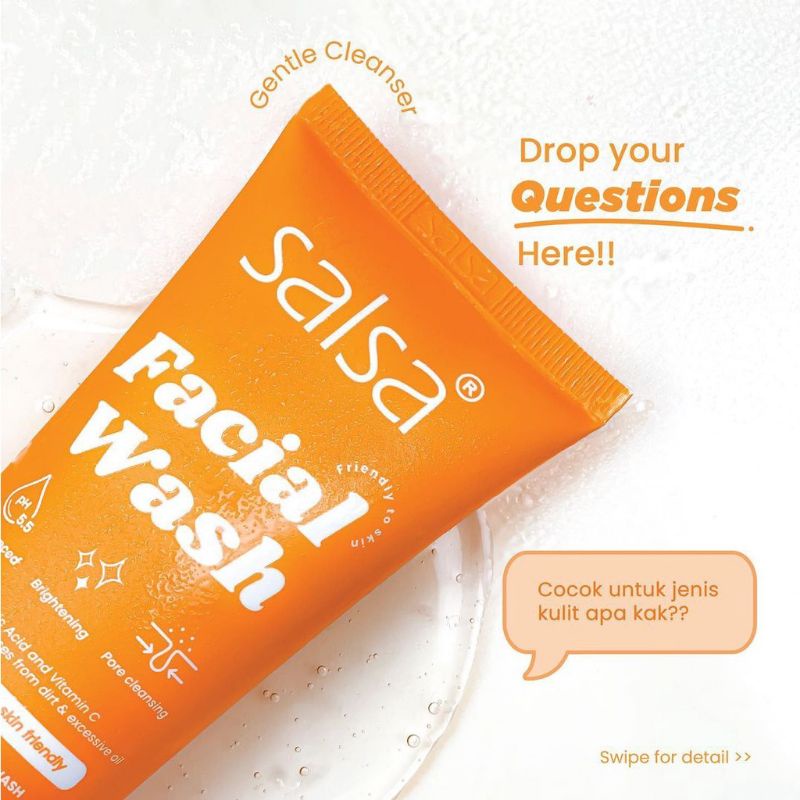 salsa facial wash