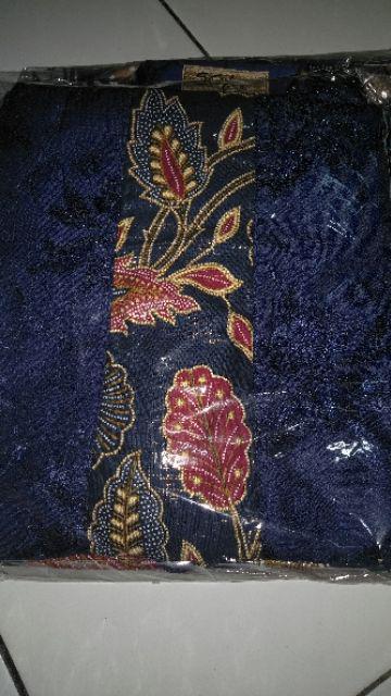 Sarimbit Keluarga/ Family Rok N Blus Wanita Mahadewi Prodo Broklat Biru Dongker