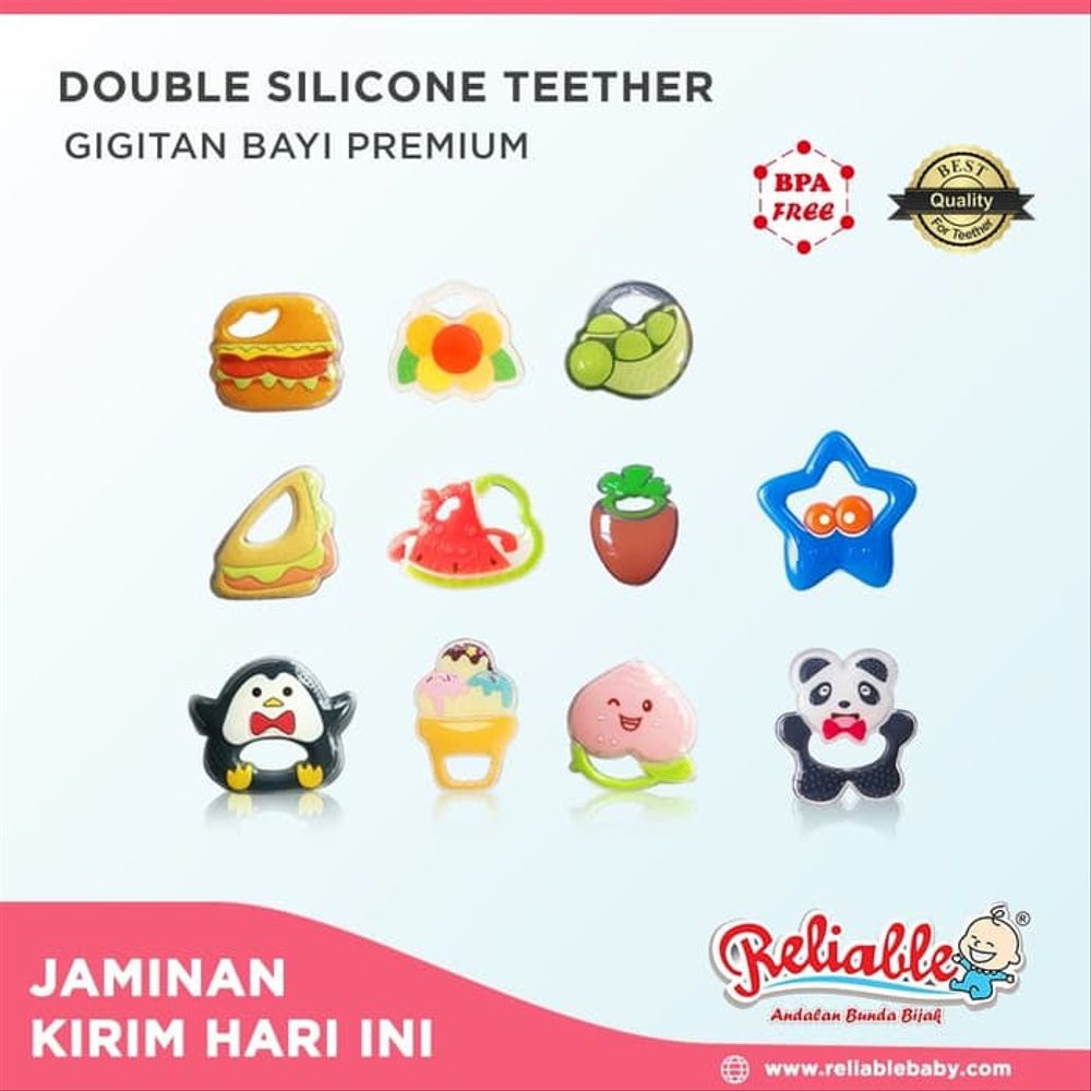 RELIABLE - DOUBLE SILICONE TEETHER