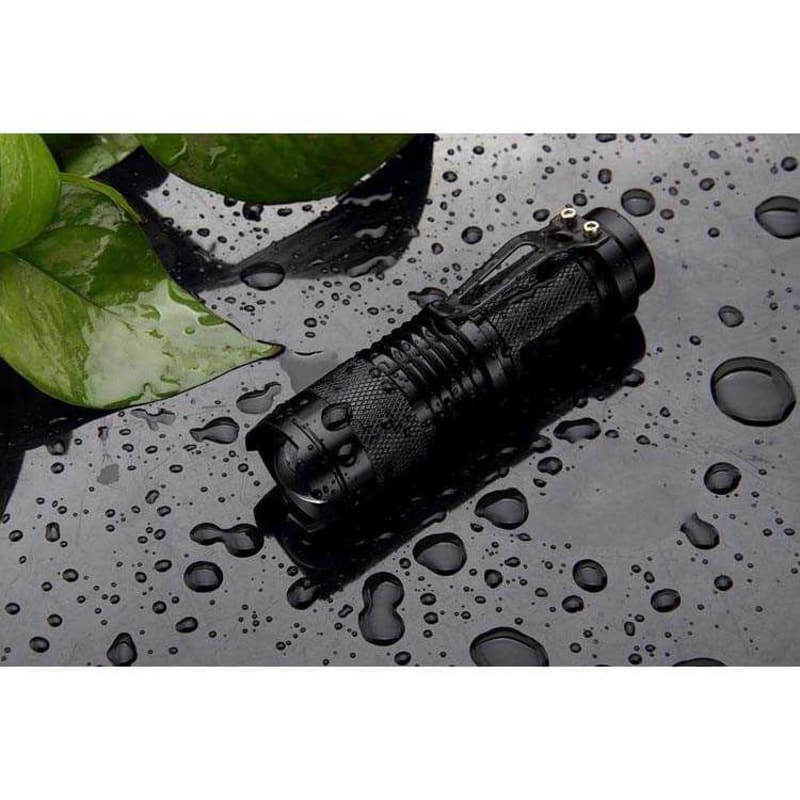 TaffLED Senter LED 2000 Lumens Waterproof + Charger + Box Pocketman P1