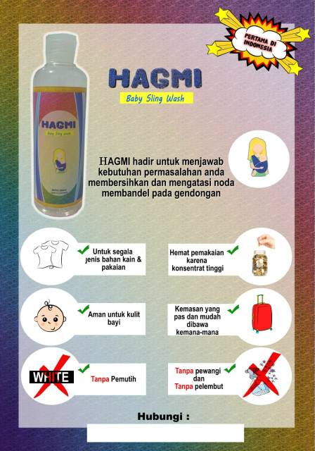 Hagmi Sabun Cuci Gendongan / Detergen Gendongan