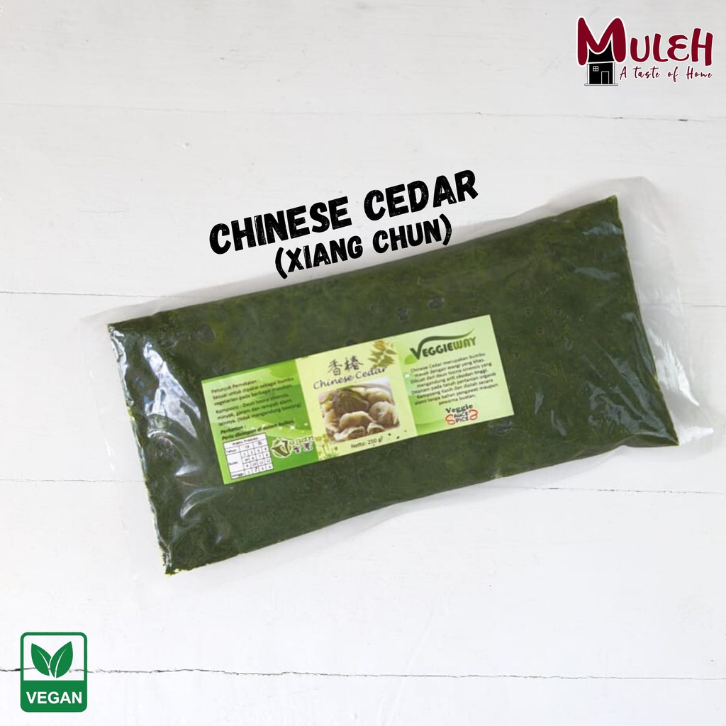 

KLF - Chinese cedar (xiang chun) bumbu masak vegan vegetarian