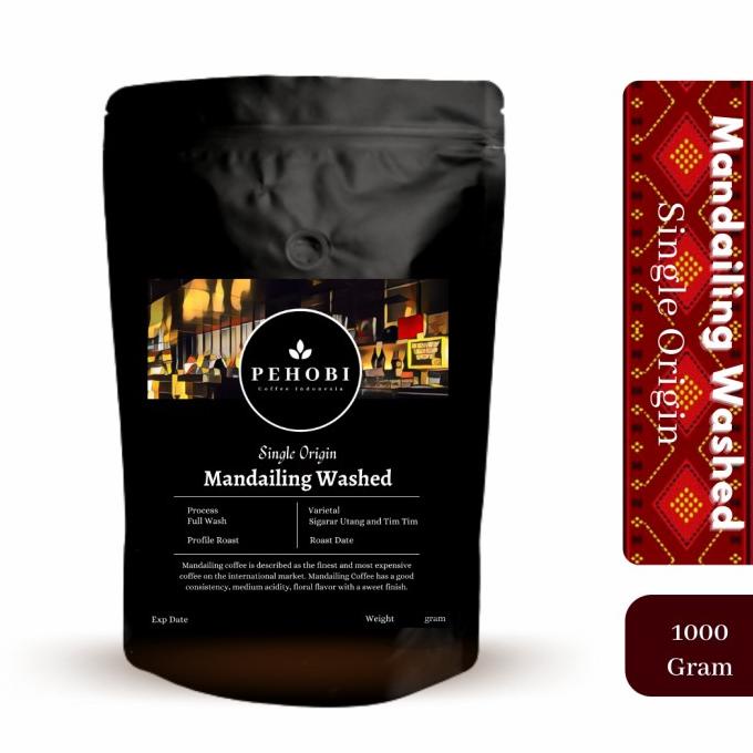 

PEHOBI Kopi Arabica Mandailing Washed 1KG -Diskon Besar