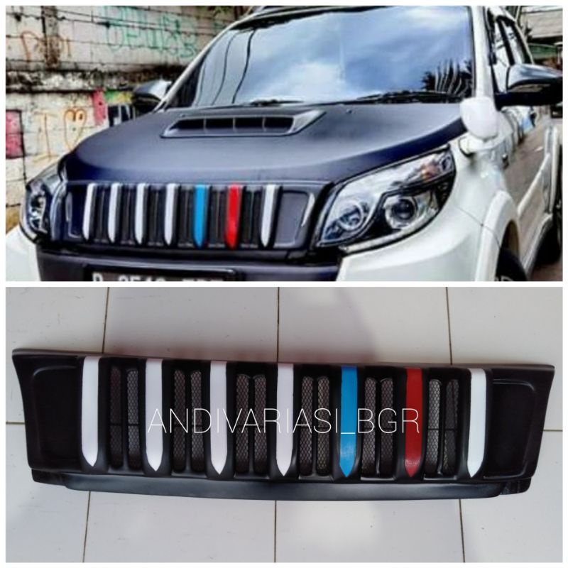 Grill custom Terios Rush konde 2007-2017 model prado apollo list BMW