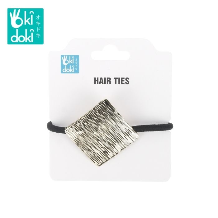 OKIDOKI Hair Ties 19Swe1179 Square Gold - Ikat Rambut