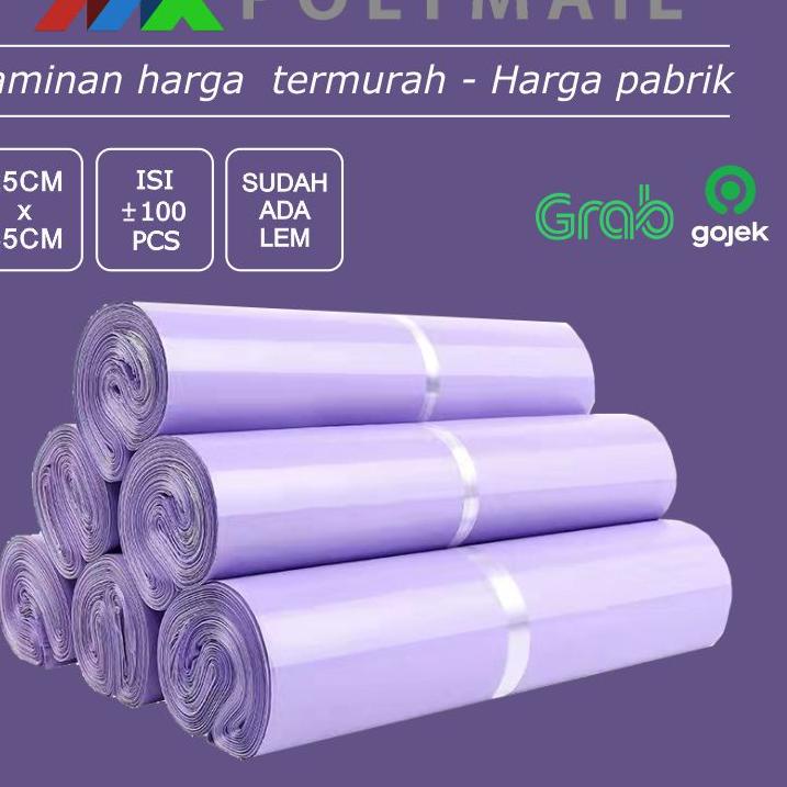 

Produk RWMYR POLYMAILER ±100PCS 25x35CM UNGU LILAC PREMIUM GLOSSY PLASTIK POLYMAILER 58 Jual