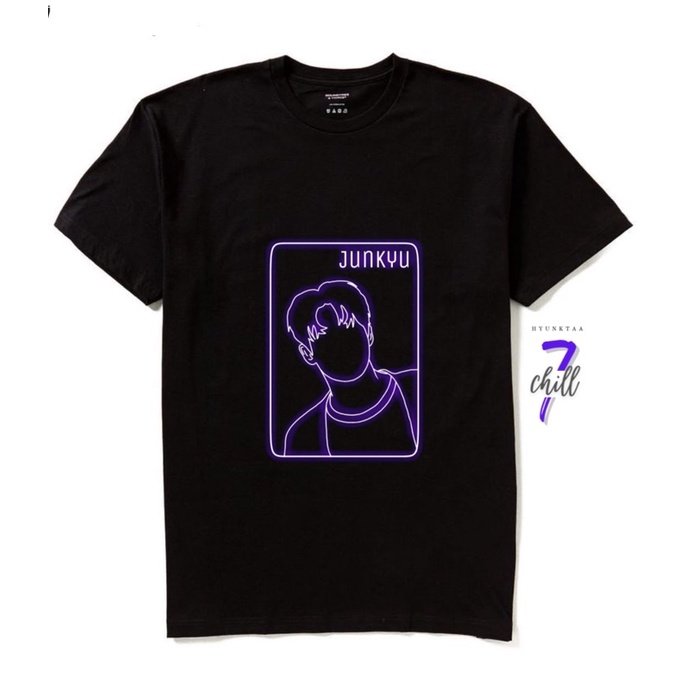 KAOS TREASURE JUNKYU | T-SHIRT KPOP TREASURE | KAOS IDOL TREASURE | BAJU HITAM