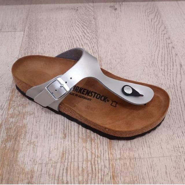 BIRKENSTOCK GIZEH SILVER SIZE 36 & 41 SALE