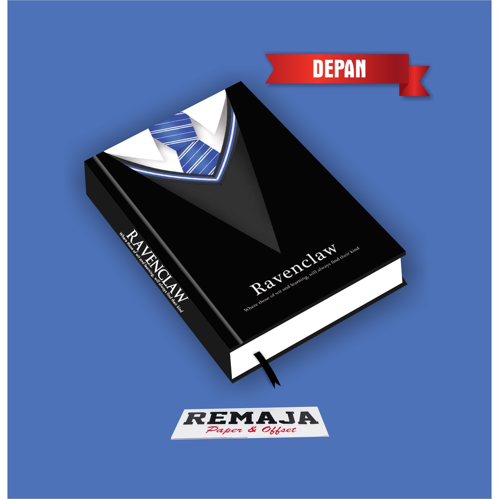 

Pocket book/Notebook Hardcover harry potter RAVENCLAW A6 & A5 / buku tulis catatan notes