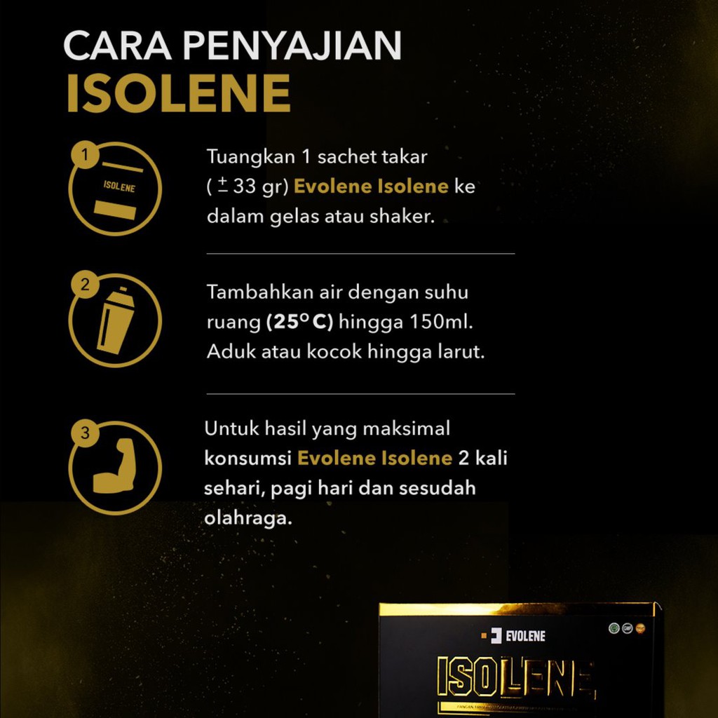 EVOLENE Isolene 396 gram / 12 sachet