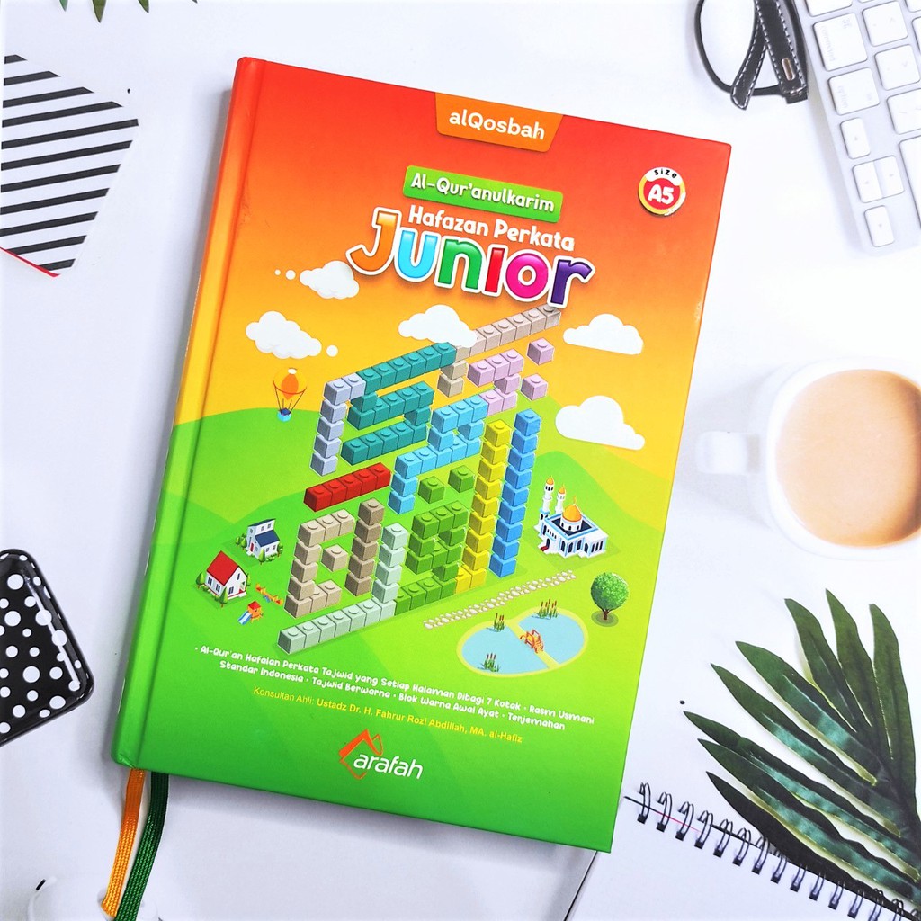 ( READY ) AL-QUR'AN HAFAZAN PERKATA JUNIOR ORANGE - PENERBIT AL QOSBAH X TOKO BUKU ARAFAH