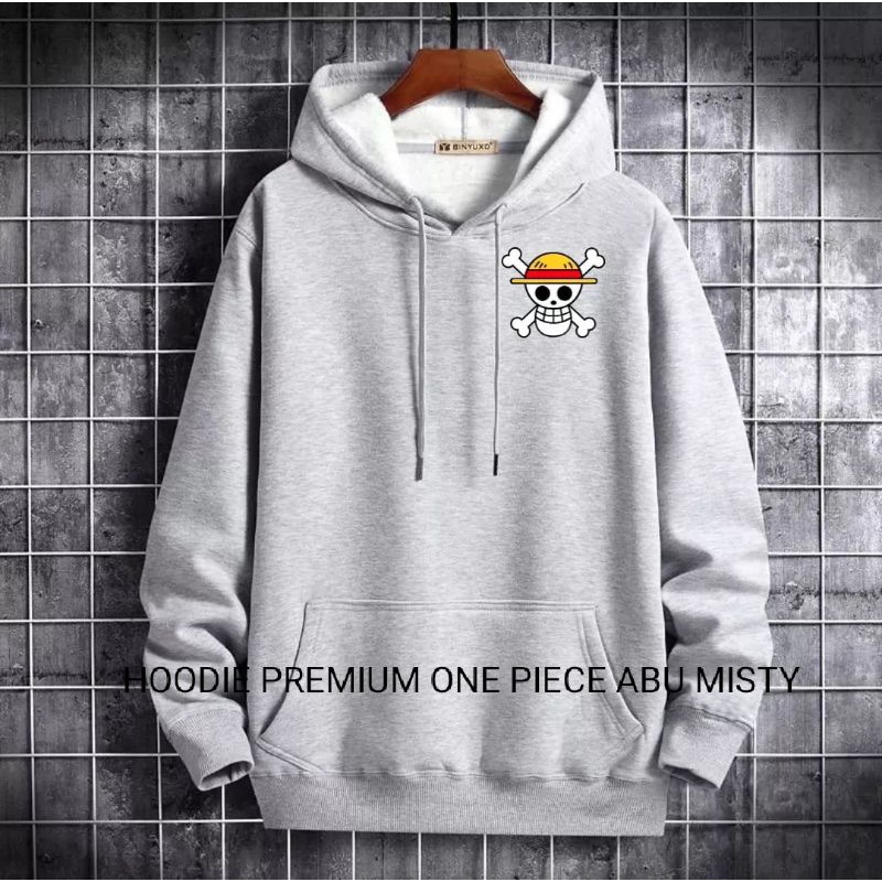 Sweater Hoodie Pria Premium Ori Distro One Piece Abu Misty Motif Anime Japanese Style Bahan Fleece T