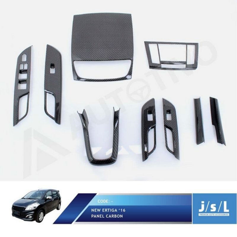 New Suzuki Ertiga Panel Karbon JSL Full Set Dashboard Power Window