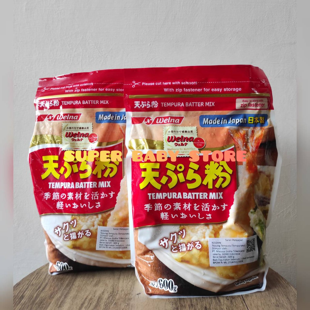 

Tepung Tempura 600gr Jepang Import / Nisshin Seifun Tempurako Original
