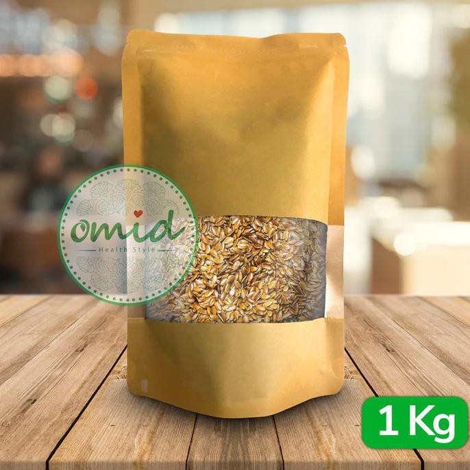 

Organic Golden Flaxseed / Flax Seed (Biji Rami Emas Organik) 1kg