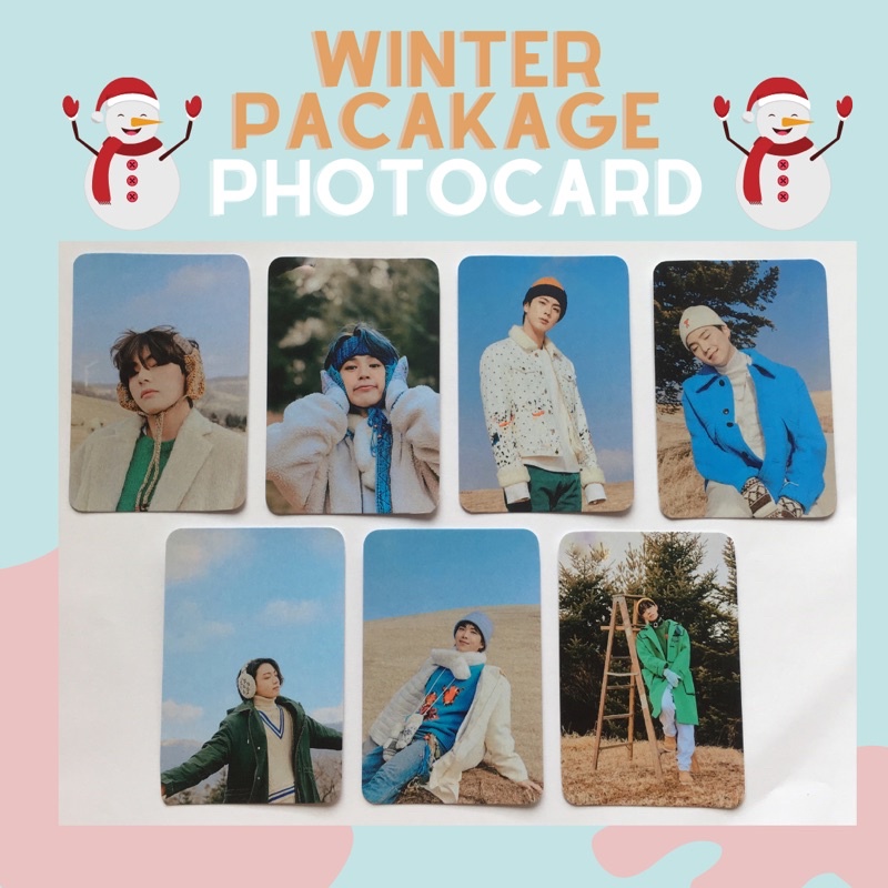 BTS WINTER PACKAGE PHOTOCARD/PHOTOCARD BTS