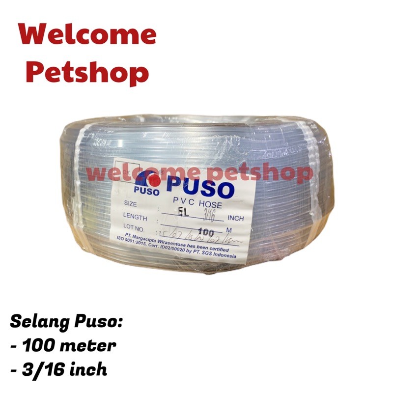 Selang Puso 100 Meter (1 roll) / Selang Airator / Selang Angin