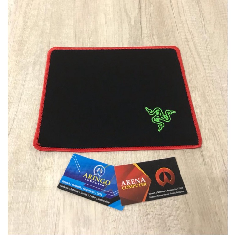 Acc (MousePad) RAZER H6 JAHIT PINGGIR MERAH 25cm X 21cm