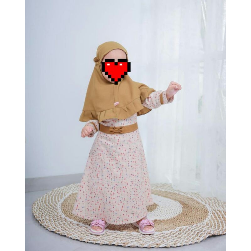 Gamis Selina Kids By Attin ( GAMIS SAJA )