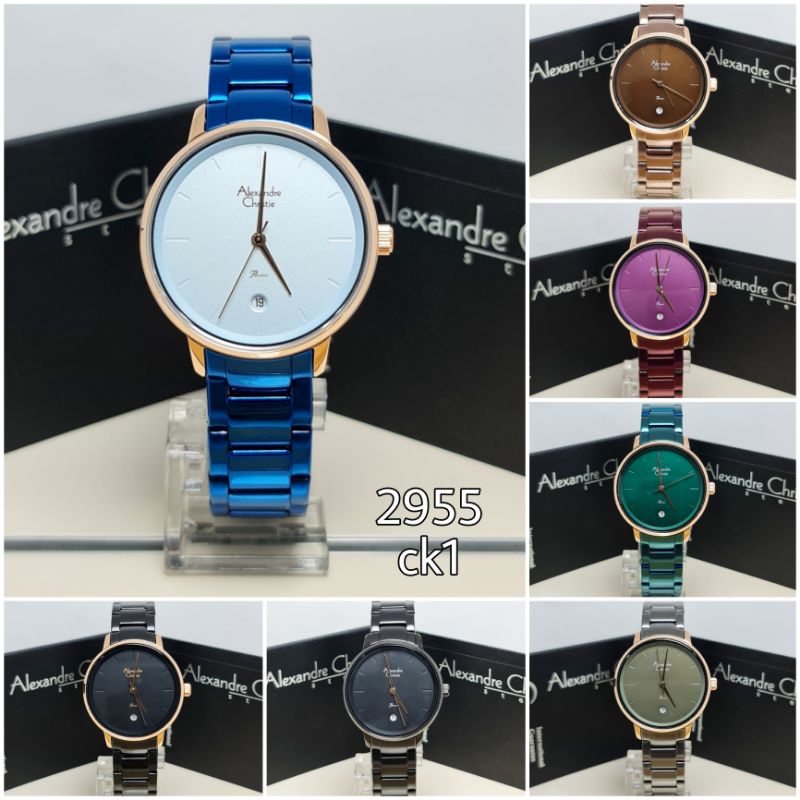 Jam tangan wanita Alexandre Christie AC2955LD 2955 ORIGINAL BERGARANSI RESMI