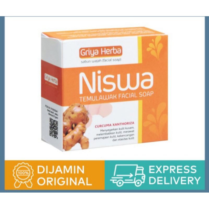 

Sabun wajah Niswa temulawak original produk