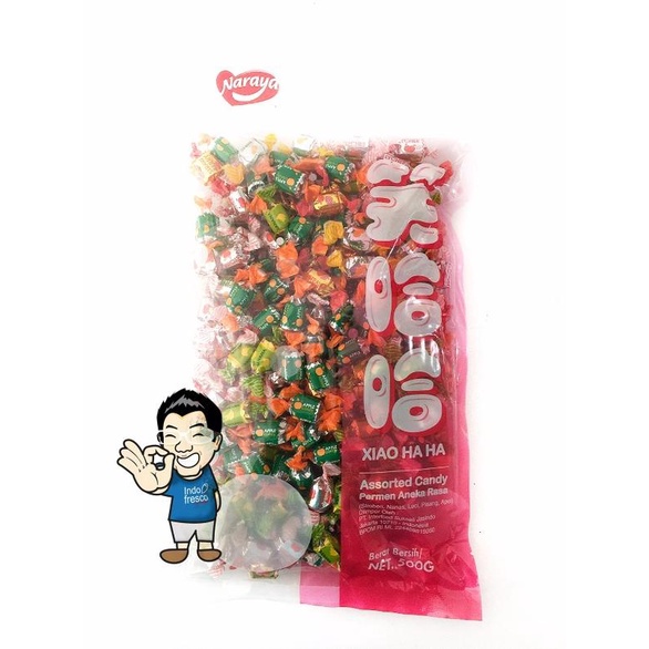 

Promo Awal tahun Naraya Xiao Ha ha Assorted Candy- Permen aneka rasa 500g Promo Awal tahun